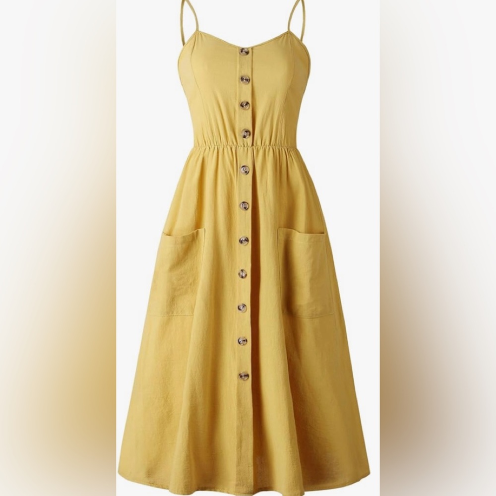 Summer dress bohemian spaghetti strap midi dress